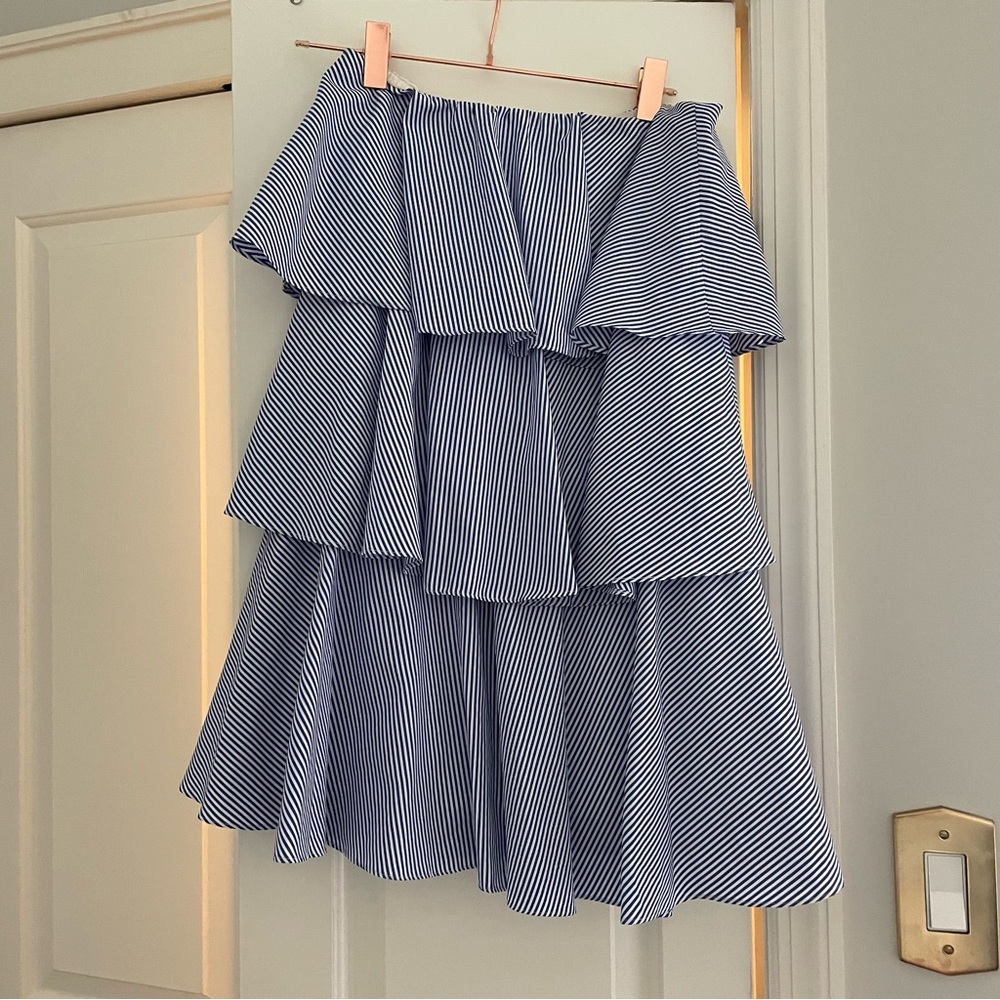 Blaque Label strapless tiered ruffle dress